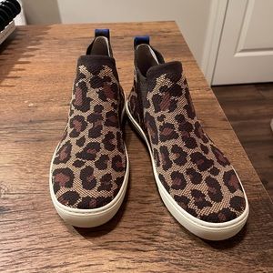 Rothy’s NEW The Chelsea Boot, size 7.5, leopard, worn once around the house